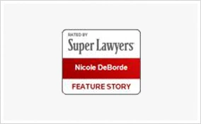 Rated By Super Lawyers Nicole Deborde Feture Story